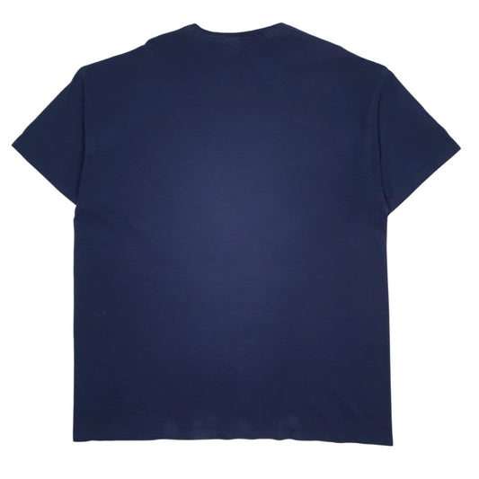 Mens Navy Fruit Of The Loom Midlands Warriors Bowling  T Shirt