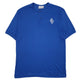 Mens Blue Crystal Springs Vintage 90s Made In USA Short Sleeve Polo Shirt