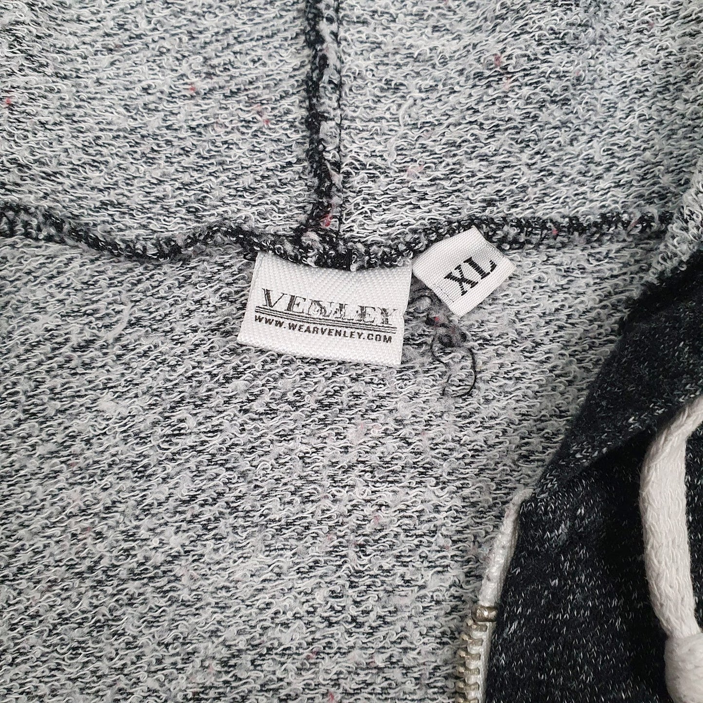 Womens Grey Venley Georgia Bulldogs Full Zip Jumper