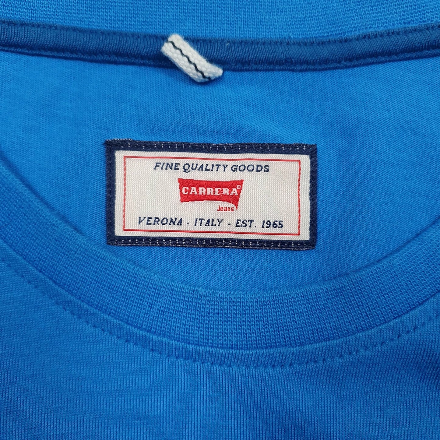 Mens Blue Carrera   T Shirt
