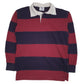 Mens Res Front Row Rugby Long Sleeve Polo Shirt