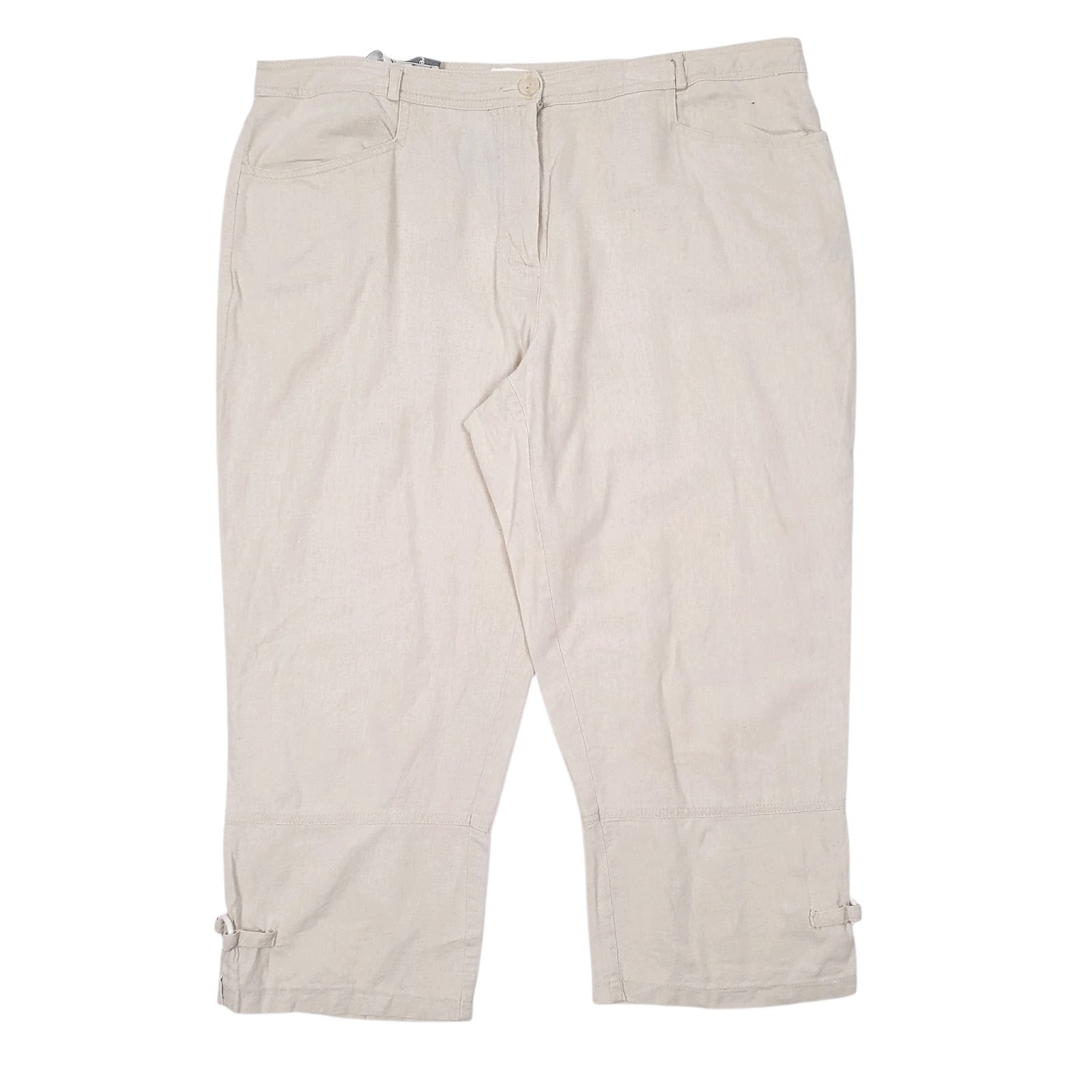Womens Beige Infinity  Chino Shorts