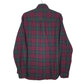 Mens Burgundy L.L.Bean Flannel  Shirt