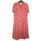 Womens Pink Dressbarn  Short Sleeve Dress