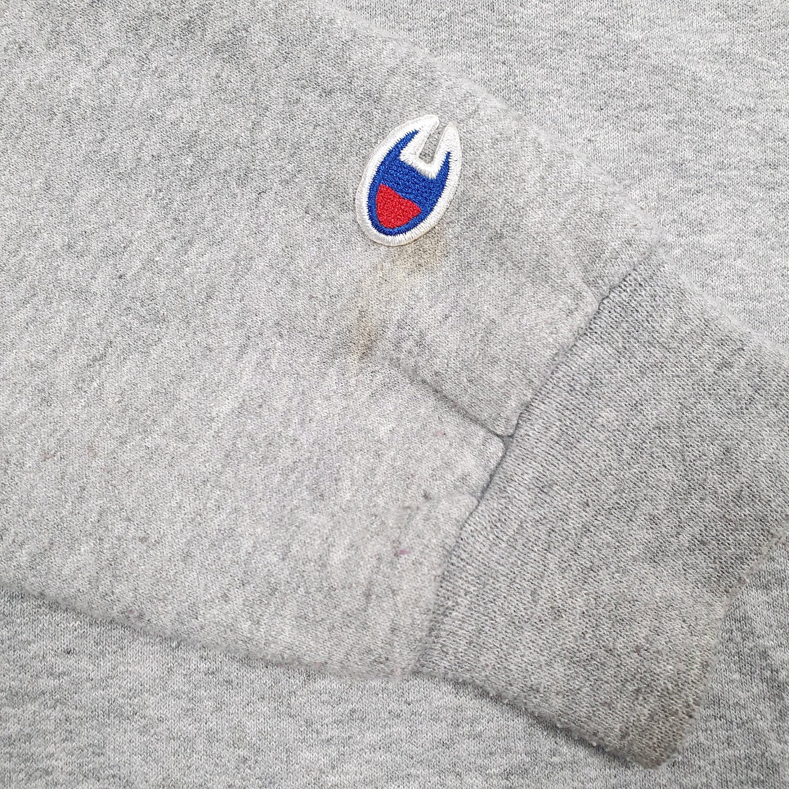 Mens Grey Champion JMU Hoodie Jumper