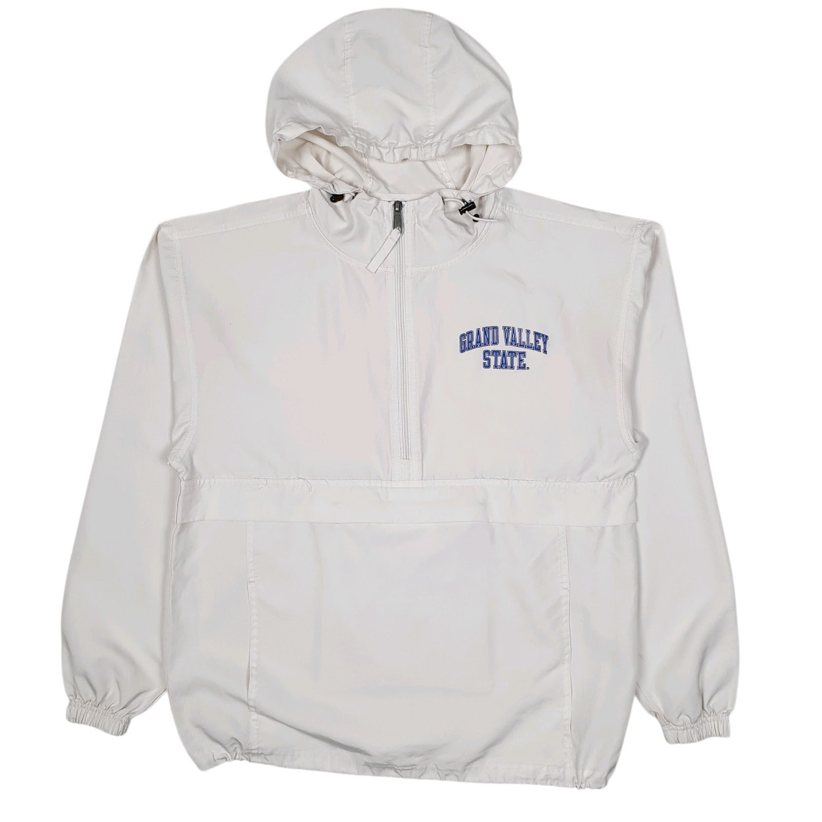 Mens White Champion Grand Valley State Hoodie Coat