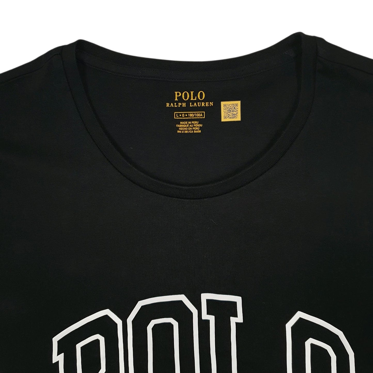 Mens Black Polo Ralph Lauren   T Shirt