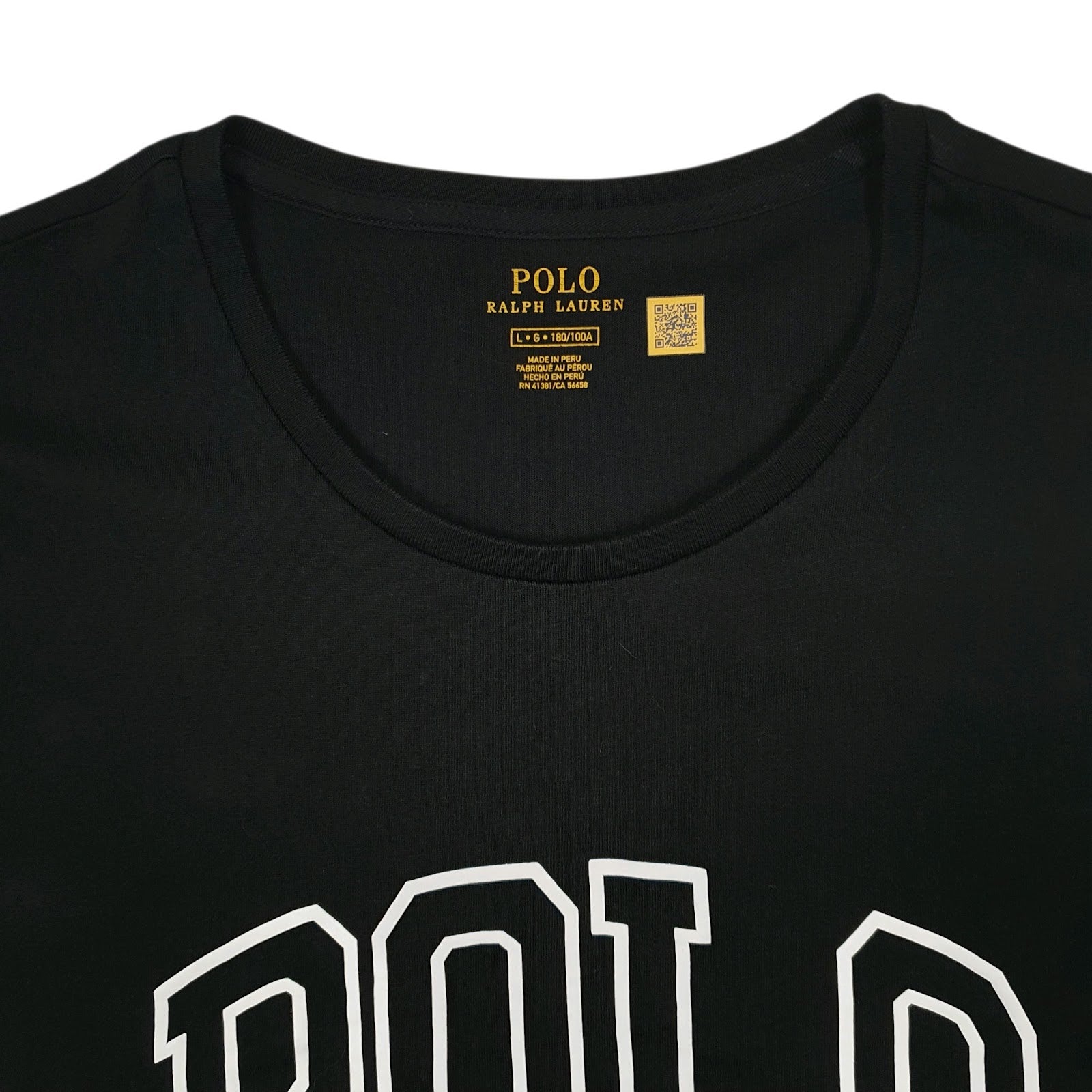 Mens Black Polo Ralph Lauren   T Shirt
