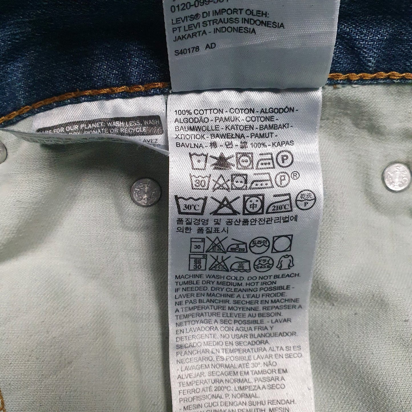 Mens Blue Levis   Jeans