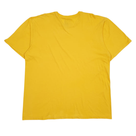 Mens Yellow Adidas  Hoodie T Shirt