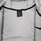 Mens Grey Nike Hoodie Tech Full Zip Jumper