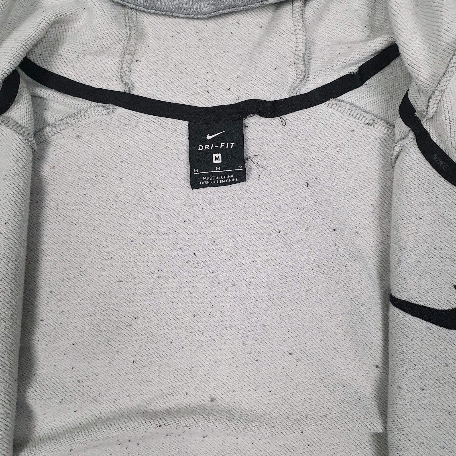 Mens Grey Nike Hoodie Tech Full Zip Jumper