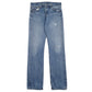 Mens Blue Levis Distressed 501 JeansW34 L36