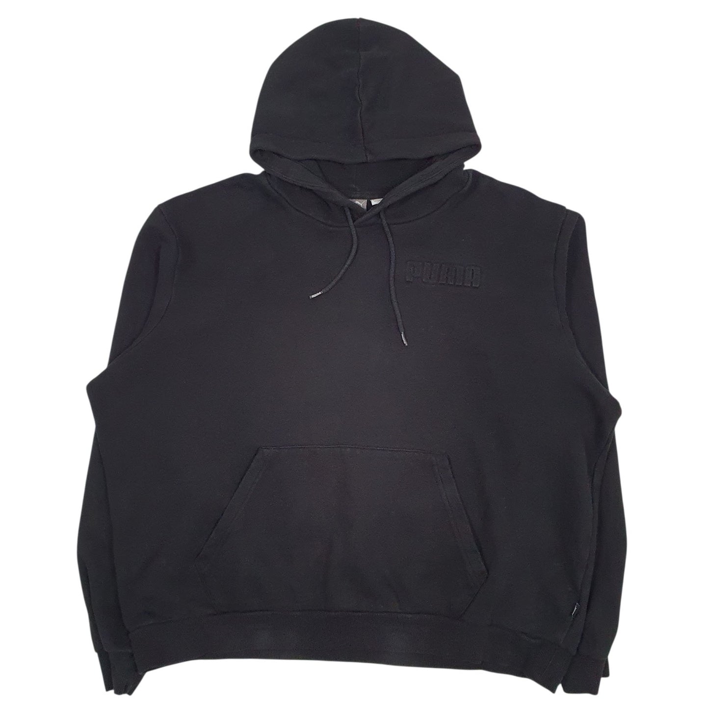 Womens Black Puma  Hoodie Jumper
