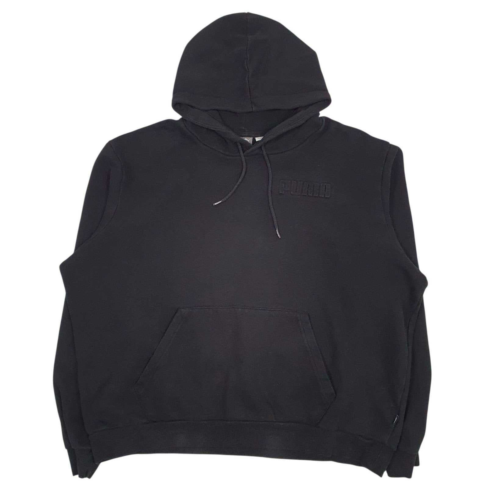 Womens Black Puma  Hoodie Jumper