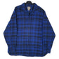Mens Blue L.L.Bean Chamois Long Sleeve Shirt