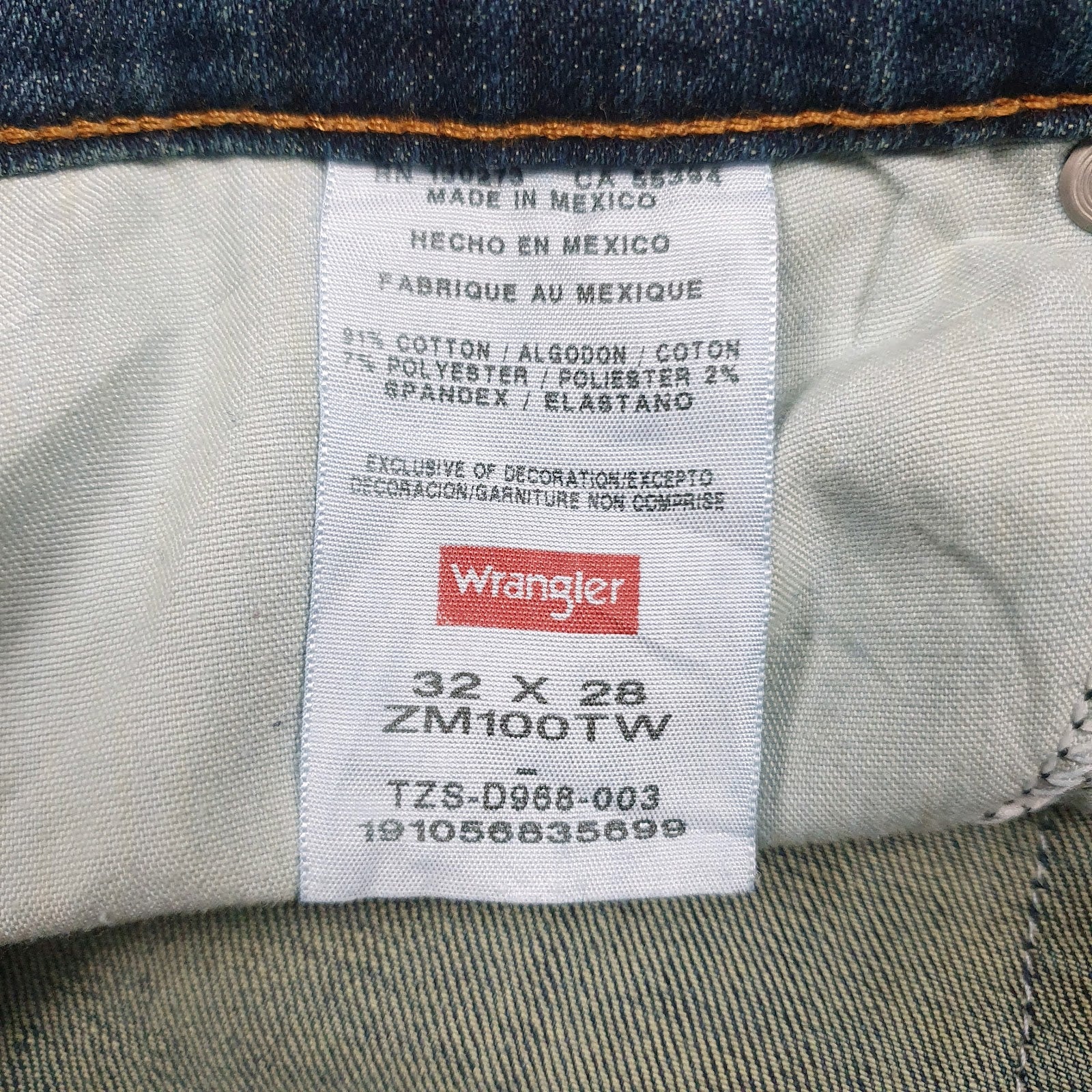 Mens Blue Wrangler   Jeans