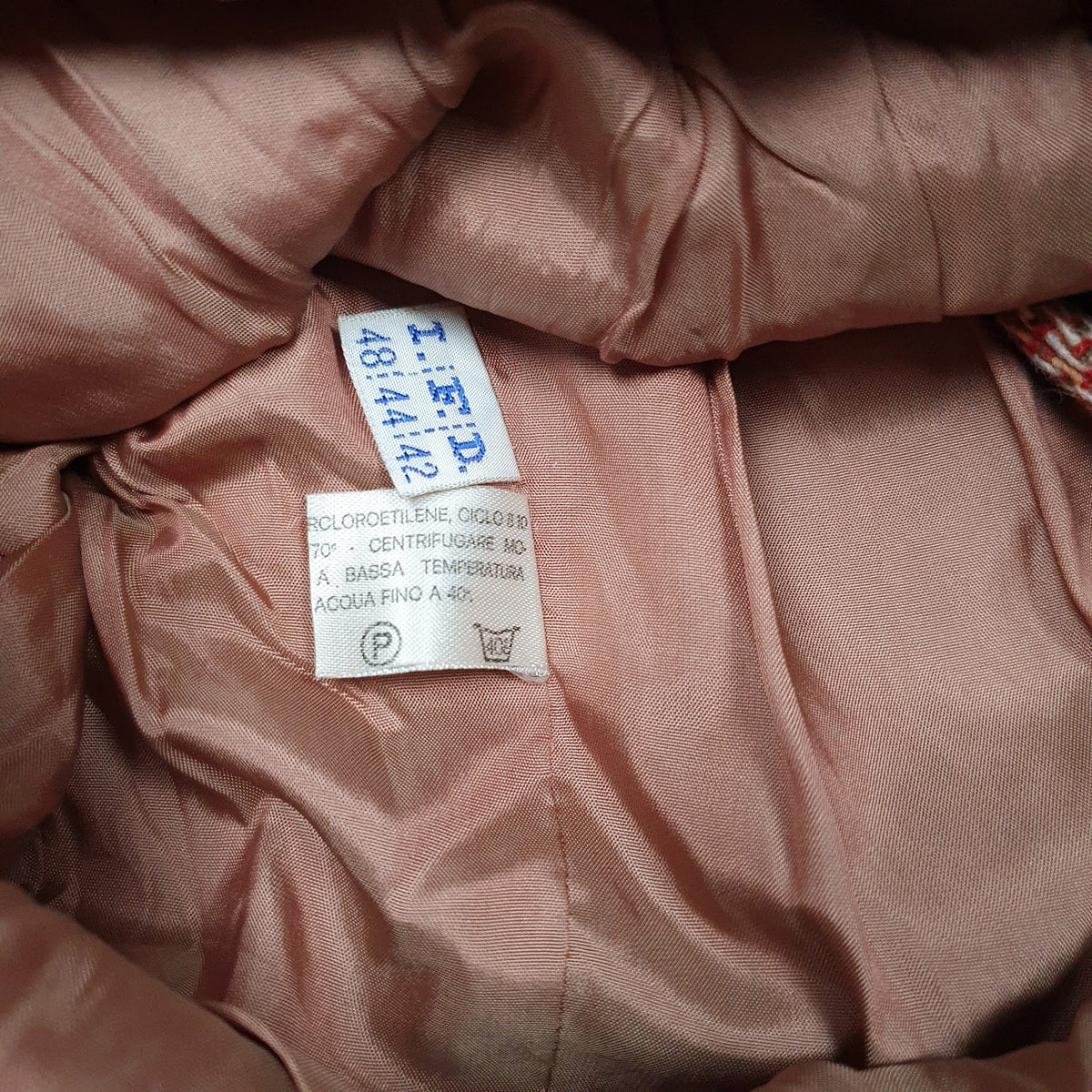 Womens Red Unbranded Vintage  Coat