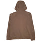 Womens Brown Carhartt Spellout Full Zip Jumper
