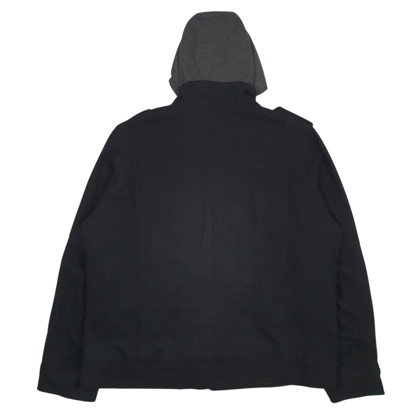 Mens Black Levis   Coat