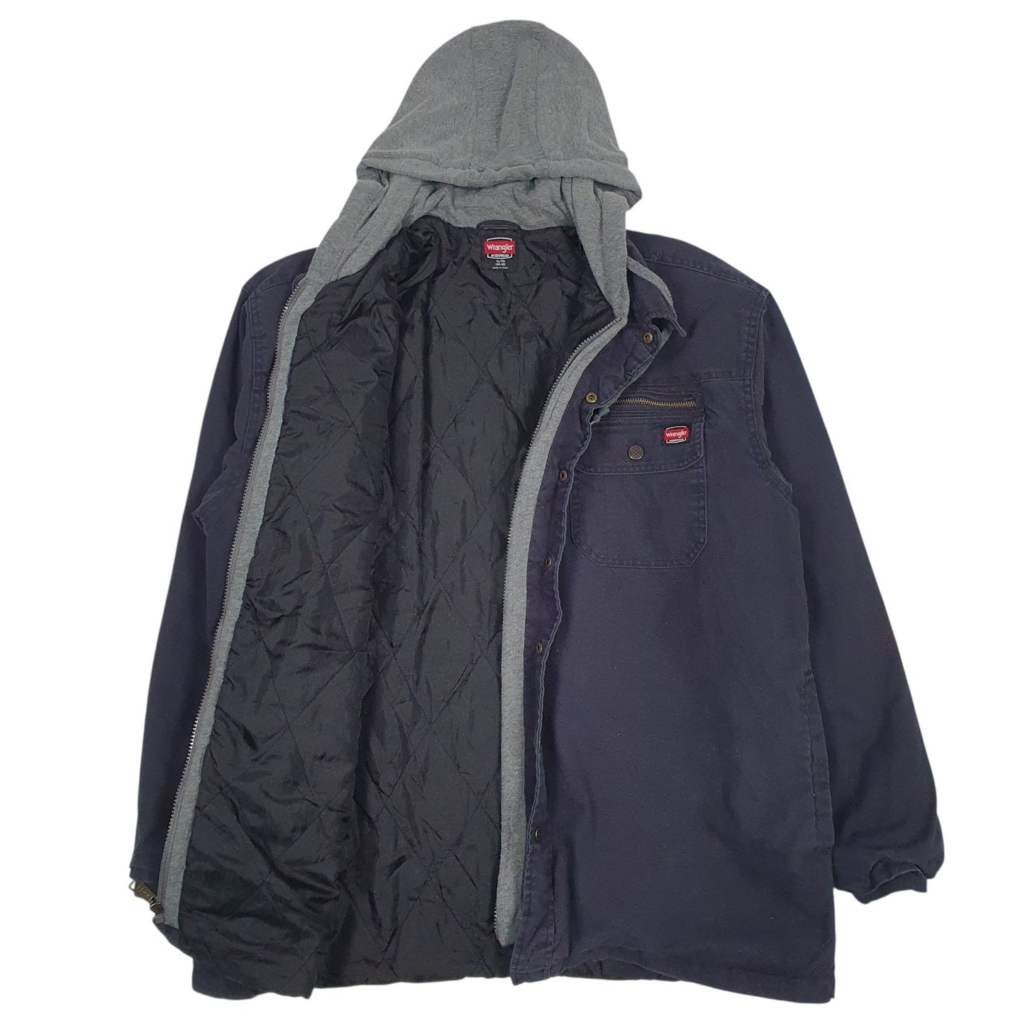 Mens Black Wrangler   Coat