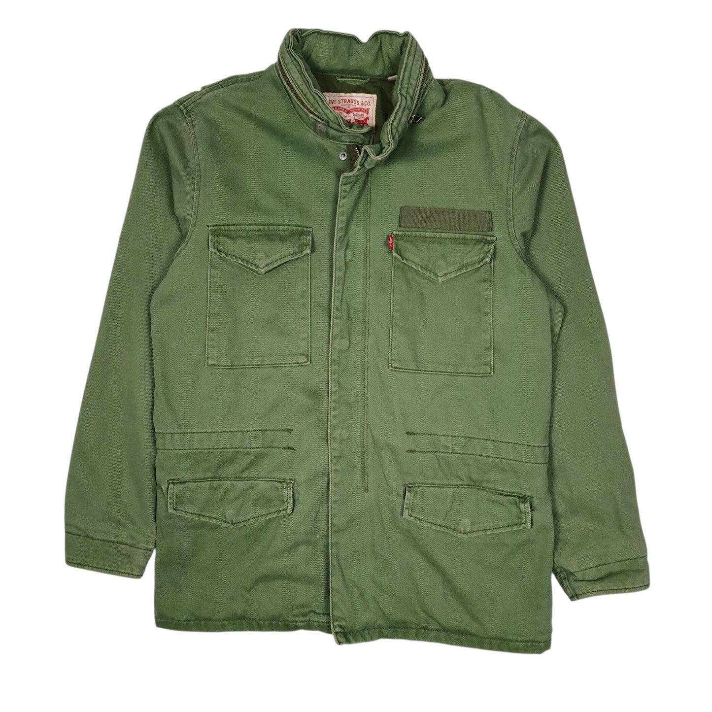 Mens Green Levis Military Field Chore  Coat