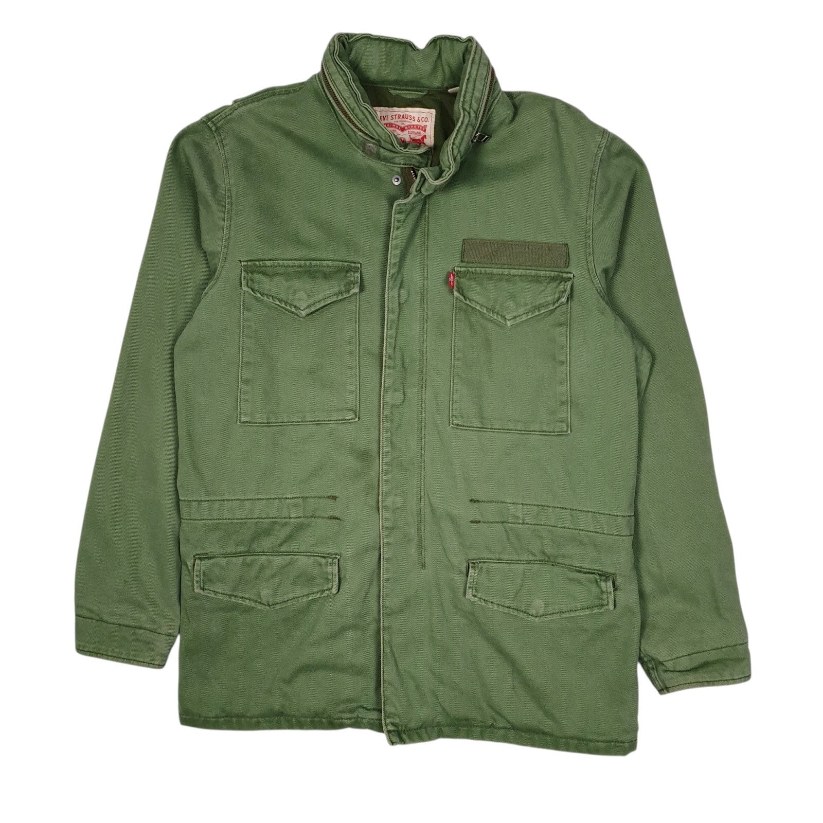 Mens Green Levis Military Field Chore  Coat