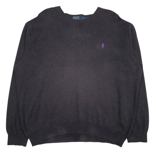 Womens Grey Polo Ralph Lauren Pima Crewneck Jumper