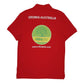 Mens Red Nike  Hoodie Polo Shirt