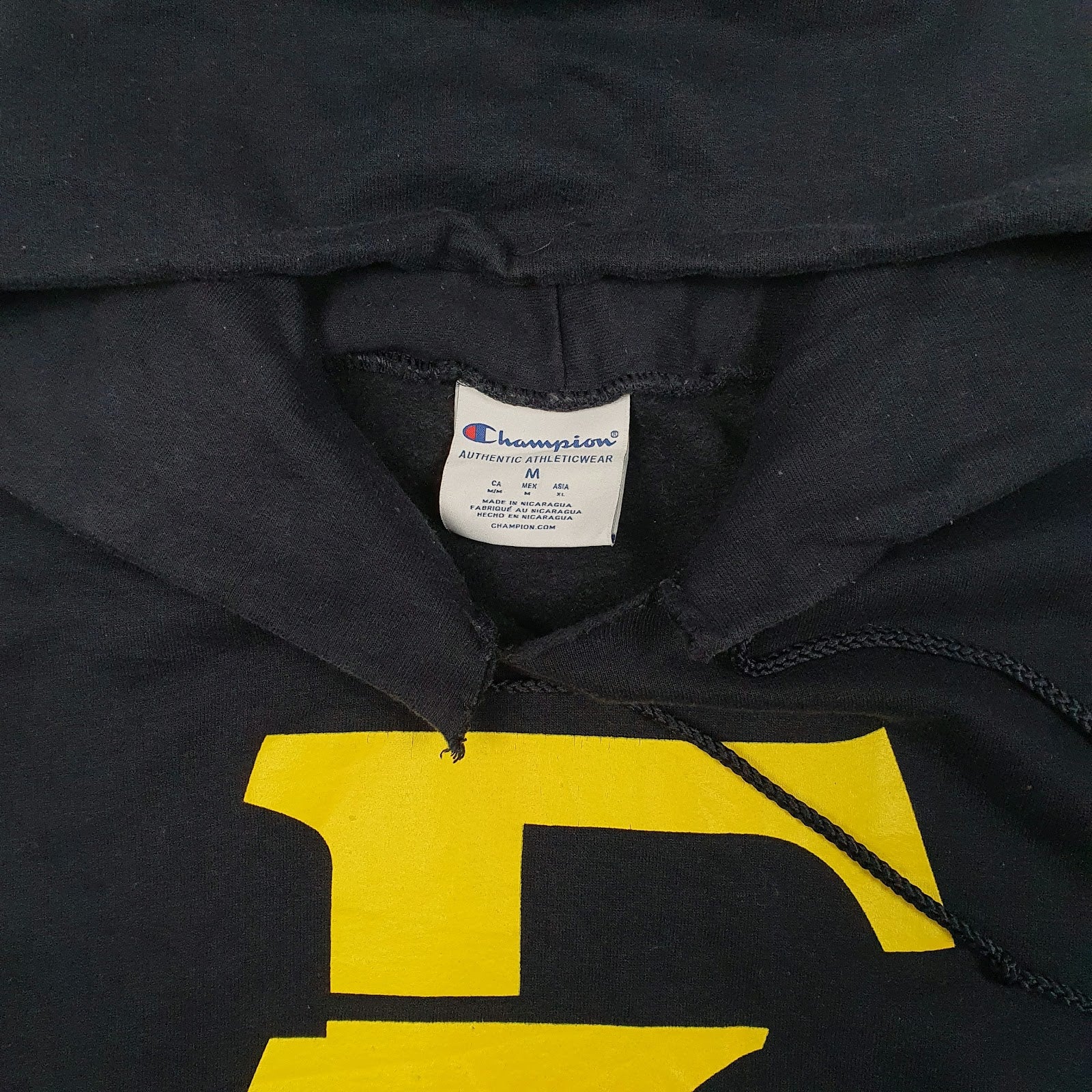 Mens Navy Champion  Hoodie Jumper
