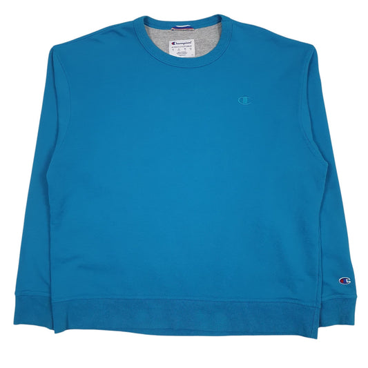 Mens Blue Champion  Crewneck Jumper