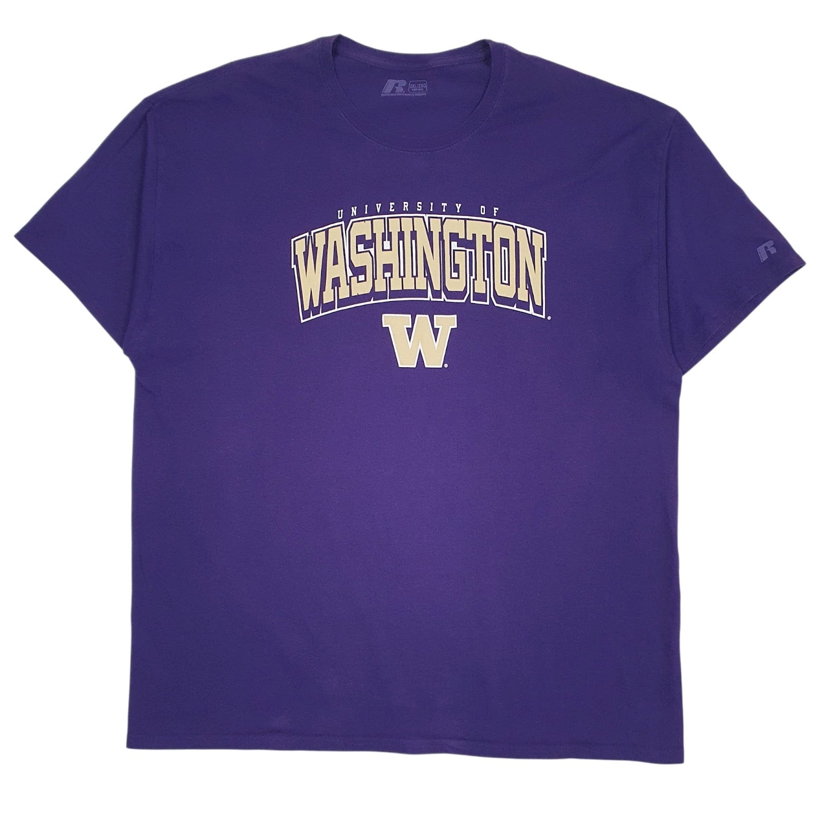 Mens Purple Russel Athletic University Of Washington Short Sleeve T Shirt