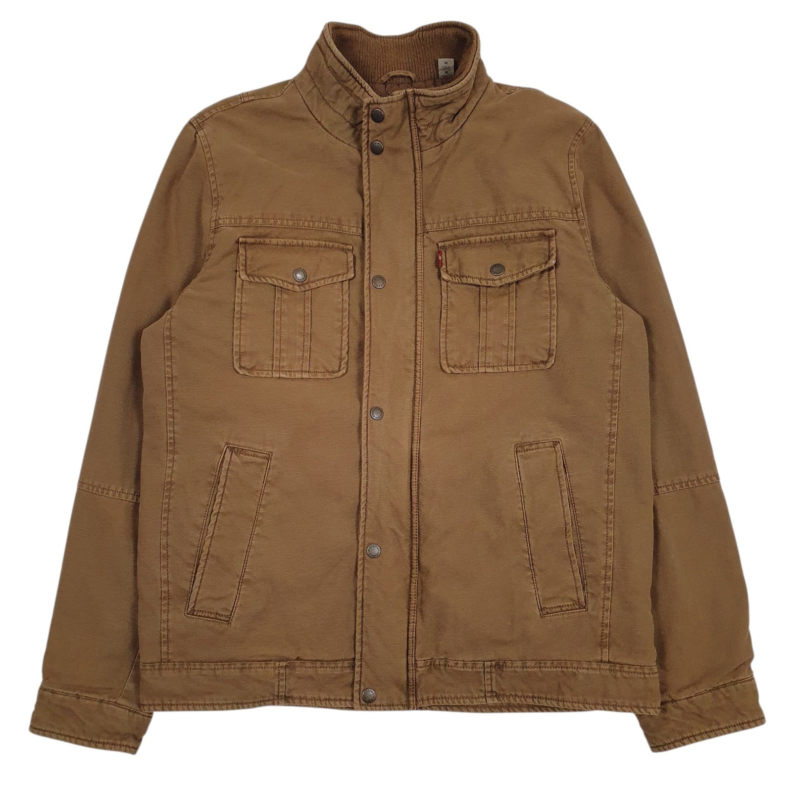 Mens Brown Levis   Coat