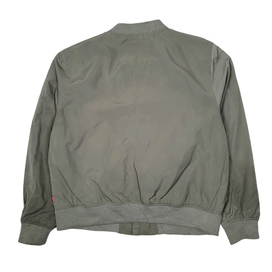 Womens Green Levis Bomber Military  Coat