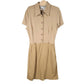 Womens Brown Sportmax Vintage Short Sleeve Dress
