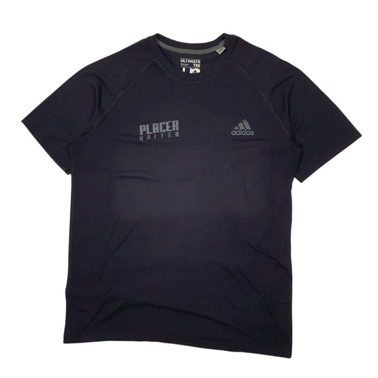 Mens Black Adidas Climalite Short Sleeve T Shirt