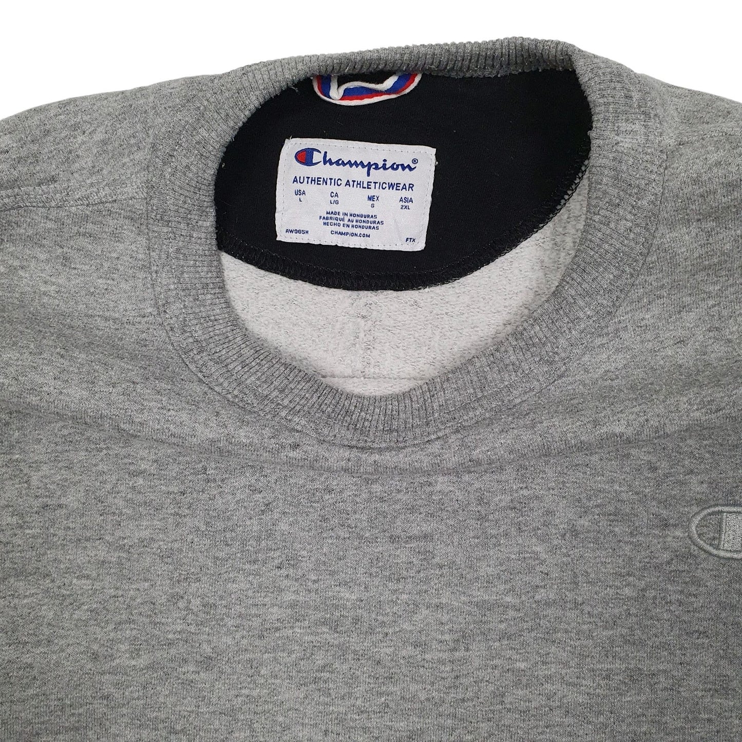 Mens Grey Champion  Crewneck Jumper