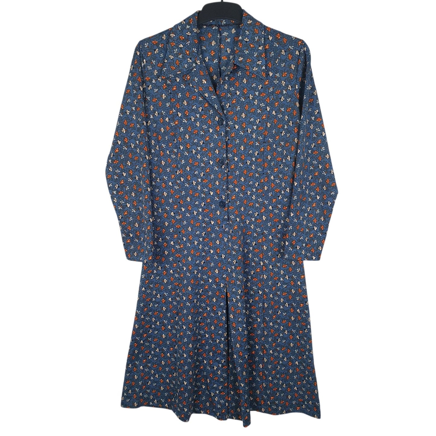Womens Blue Unbranded  Long Sleeve Dress