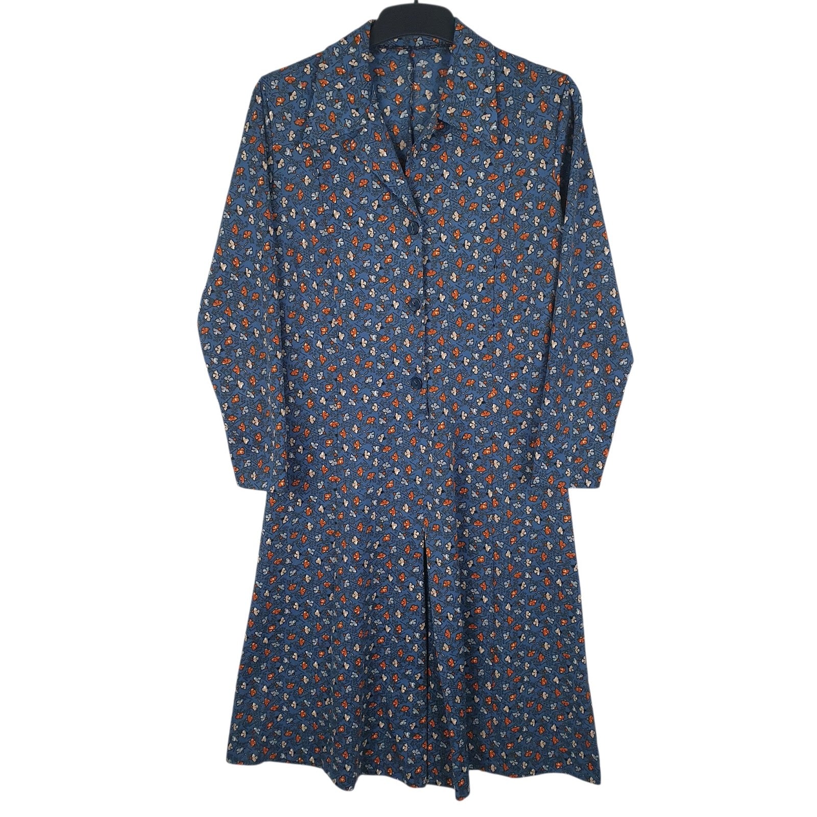 Womens Blue Unbranded  Long Sleeve Dress