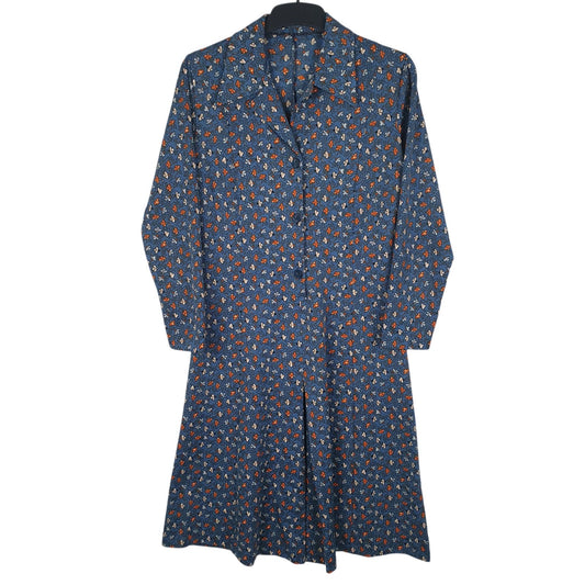 Womens Blue Unbranded  Long Sleeve Dress