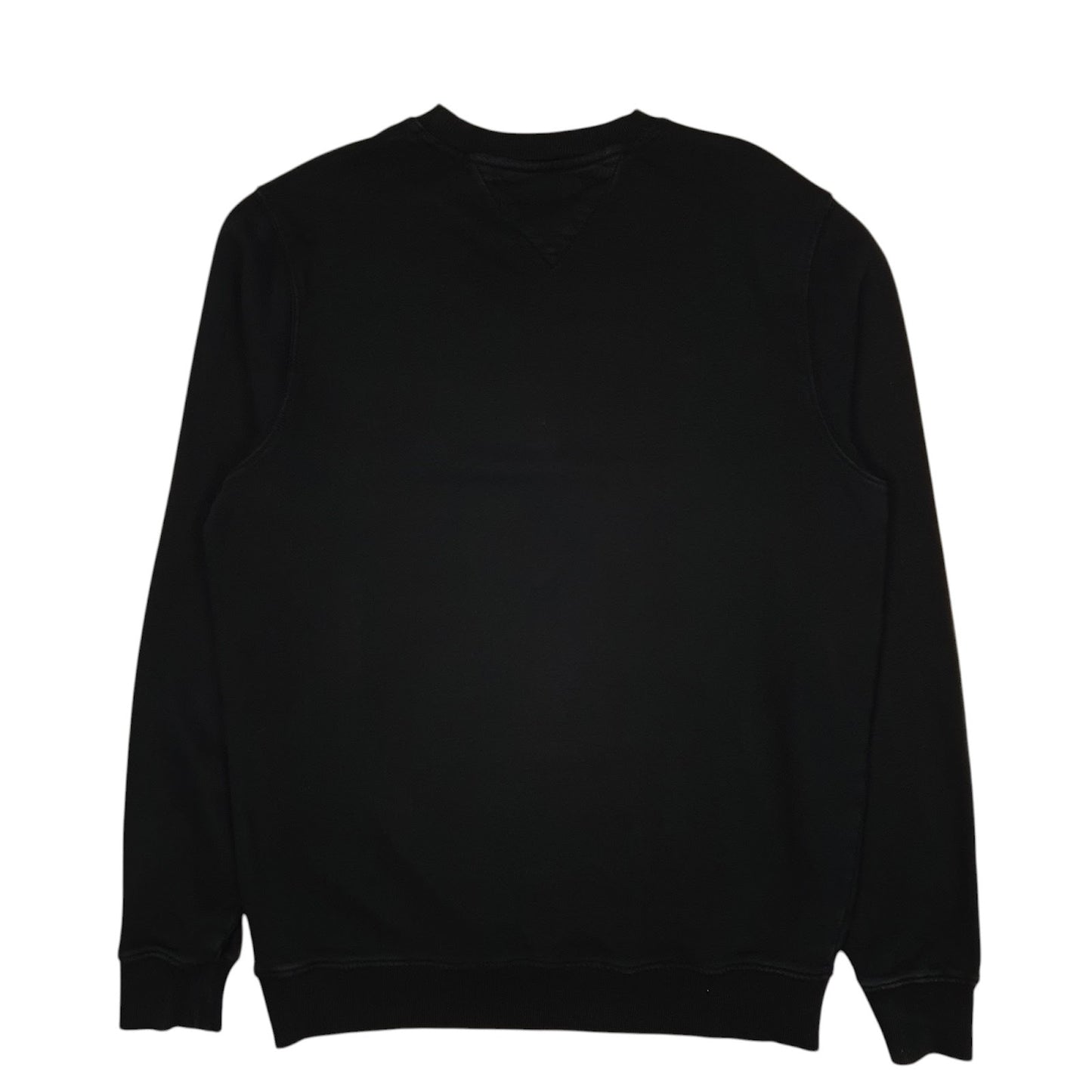 Mens Black Tommy Hilfiger Tommy Jeans Crewneck Jumper