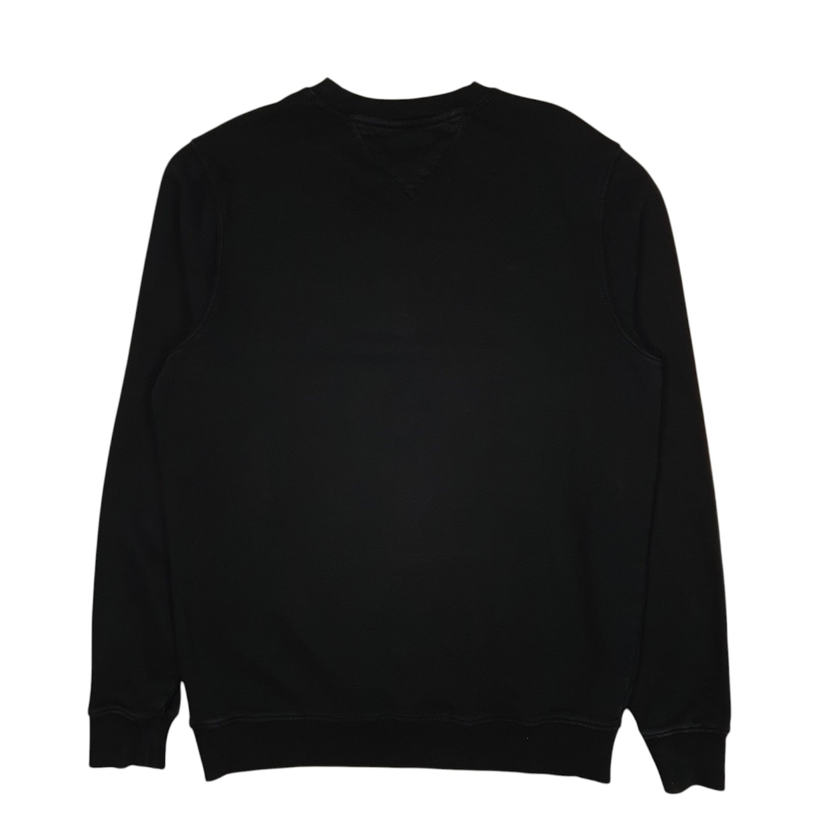 Mens Black Tommy Hilfiger Tommy Jeans Crewneck Jumper