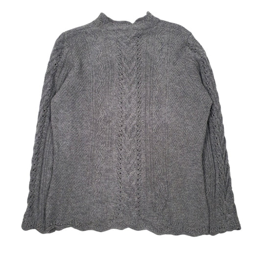 Womens Grey Josephin Knit Crewneck Jumper