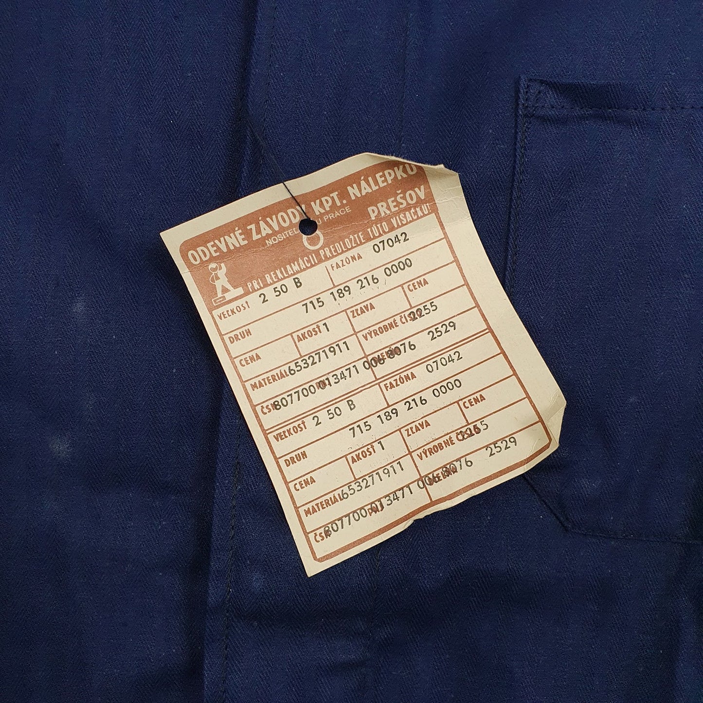 Mens Navy Ozkn Presov Chore  Coat