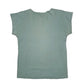 Womens Blue Unbranded Henley Button  T Shirt