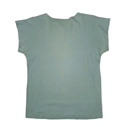 Womens Blue Unbranded Henley Button  T Shirt