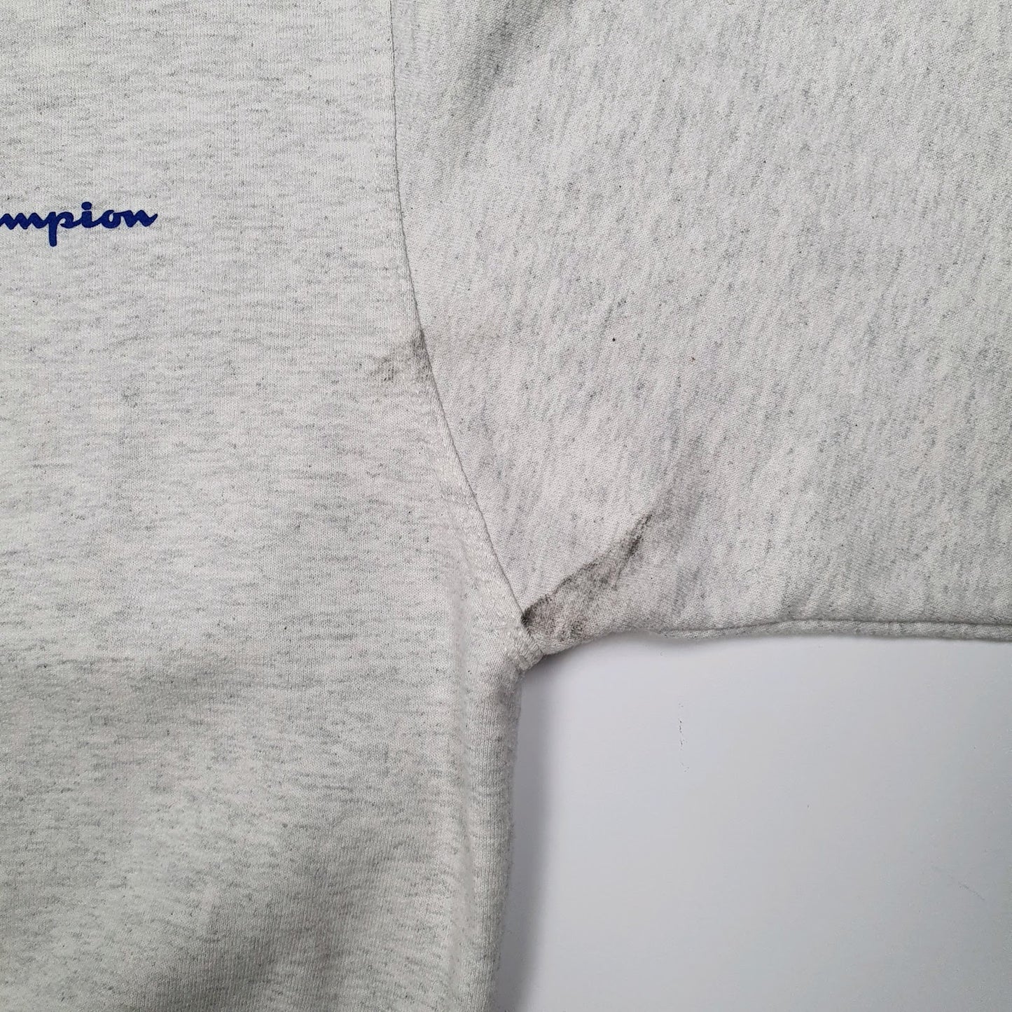 Mens Grey Champion  Crewneck Jumper