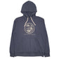 Mens Blue The North Face Spellout Hoodie Jumper