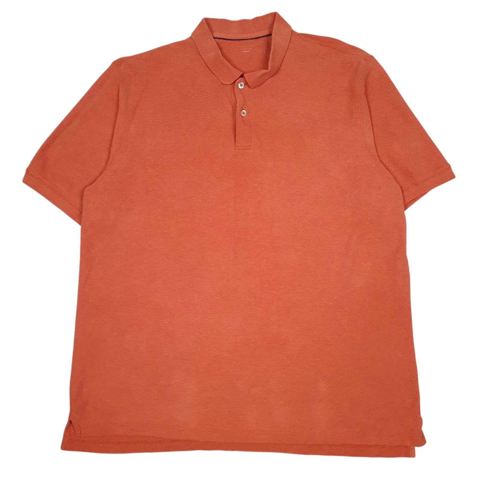 Mens Orange Unbranded  Short Sleeve Polo Shirt