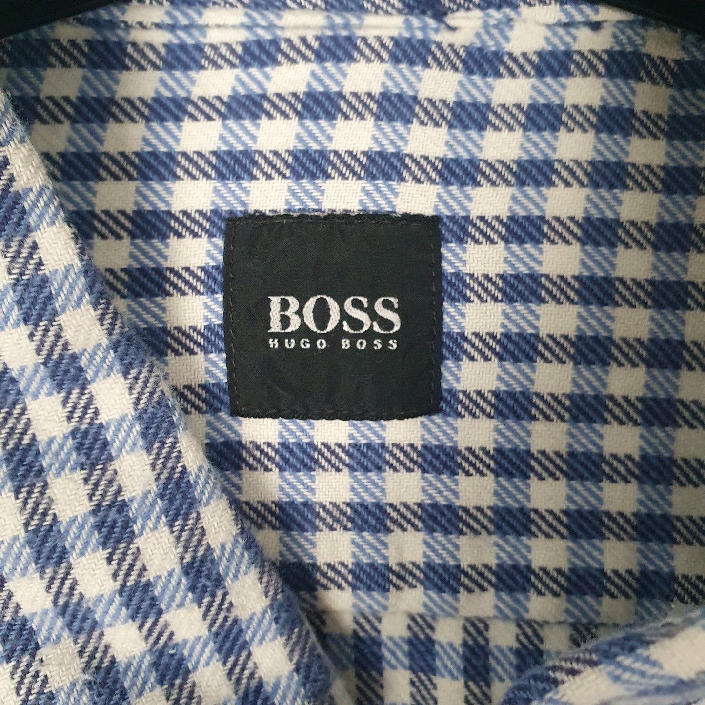 Mens Blue Hugo Boss   Shirt
